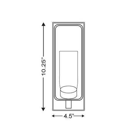 Z-Lite Aideen 1 Light Wall Sconce, Tawny Brass & Matte Opal 6000-1S-TBR